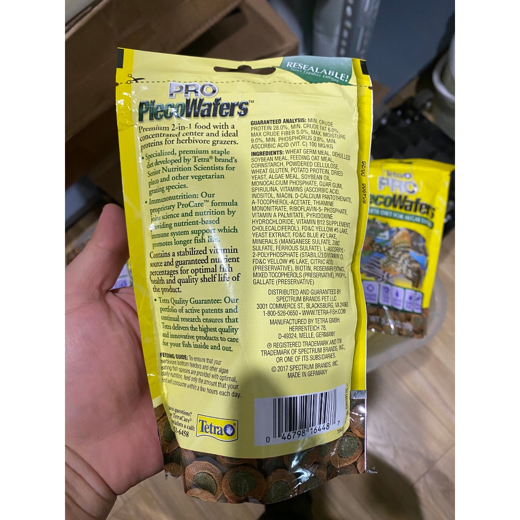 TETRA PRO PLECOWAFERS : Thức ăn cao cấp cho cá Pleco & cá tầng đáy TETRA PRO PLECO WAFERS
