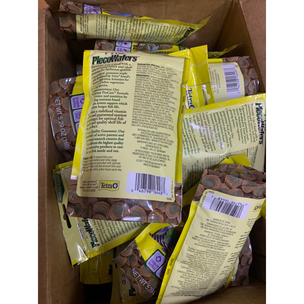 TETRA PRO PLECOWAFERS : Thức ăn cao cấp cho cá Pleco & cá tầng đáy TETRA PRO PLECO WAFERS