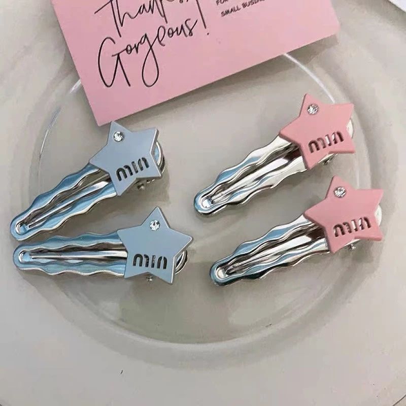 Kẹp Tóc Mái Dài Hình Ngôi Sao Năm Cánh Bằng Hợp Kim