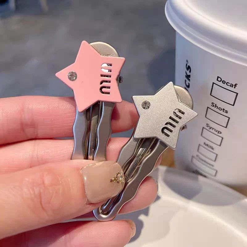 Kẹp Tóc Mái Dài Hình Ngôi Sao Năm Cánh Bằng Hợp Kim