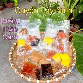 Bánh Tráng Phơi Sương Chấm SỐT THẬP CẨM Bơ Trứng,Hành Phi Tép,Sate,Sốt Me,Đậu