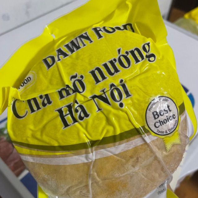 Chả mỡ nướng Hà Nội 500gr❤️Tmart- Thực phẩm sạch