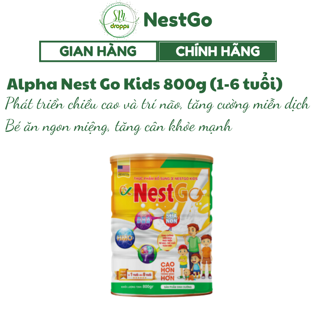 Sữa Alpha Nest Go Kids 800g 1 hộp