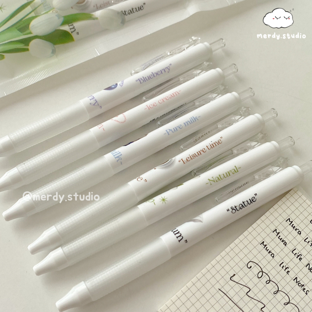 Bút gel MURA Life Notes Aesthetic ngòi 0.5mm