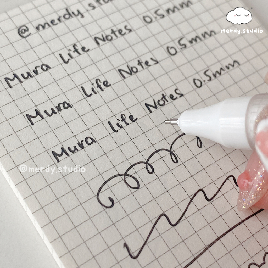 Bút gel MURA Life Notes Aesthetic ngòi 0.5mm