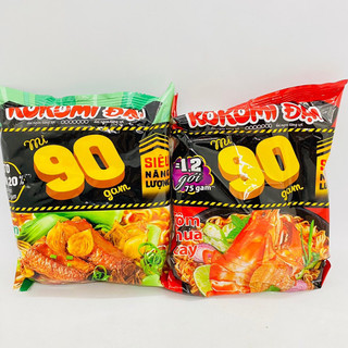 Thùng 30 gói mì Kokomi 90 tôm chua cay/ sườn cay hành phi 90g