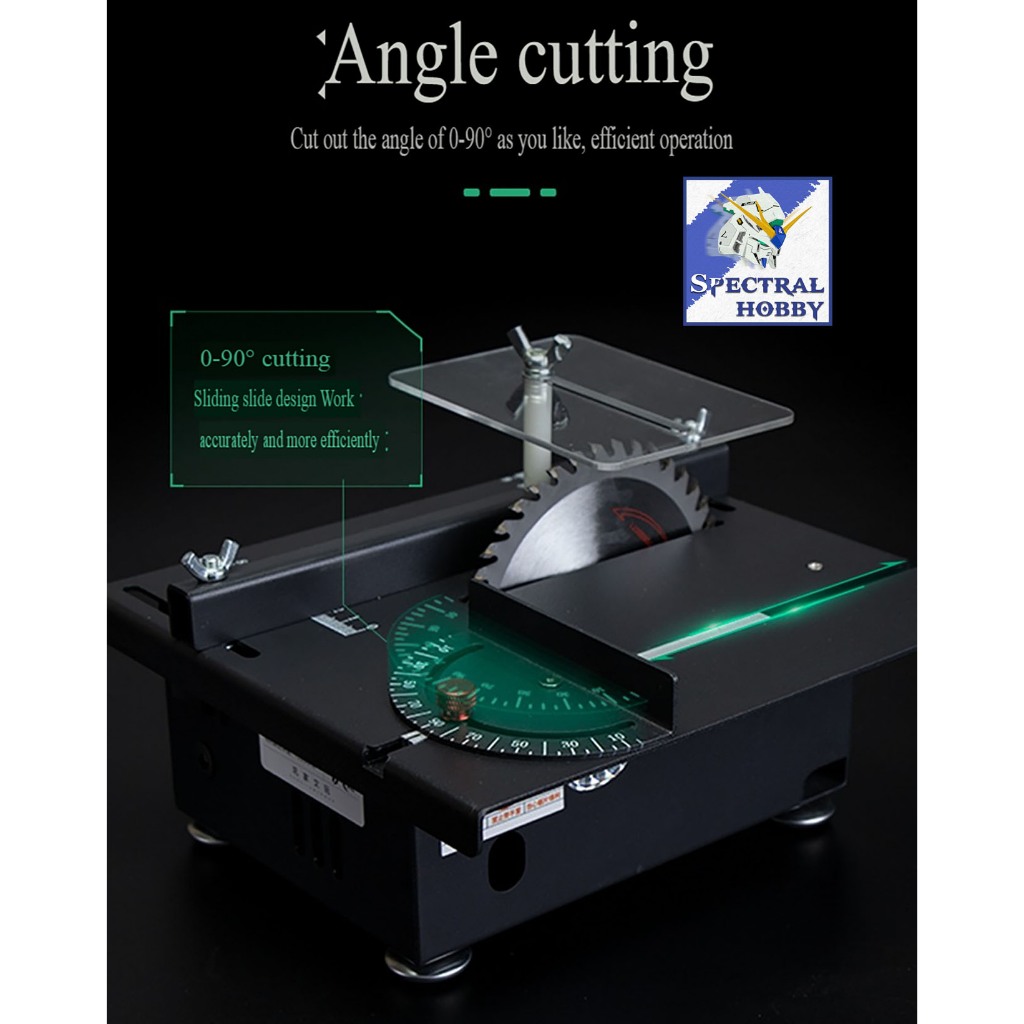 Máy mài khoan cắt cưa bàn đa năng 1200W desktop mini table saw LONGXIANG