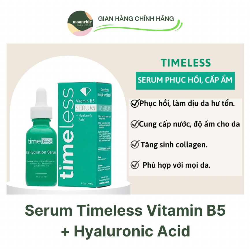 Serum Timeless Vitamin B5 + Hyaluronic Acid Serum Timeless B5 +HA 30ML