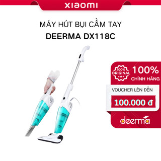 Deerma máy hút bụi cầm tay deerma dx118c công suất 600w siêu hút 1.2l - máy hút bụi deerma - mi life