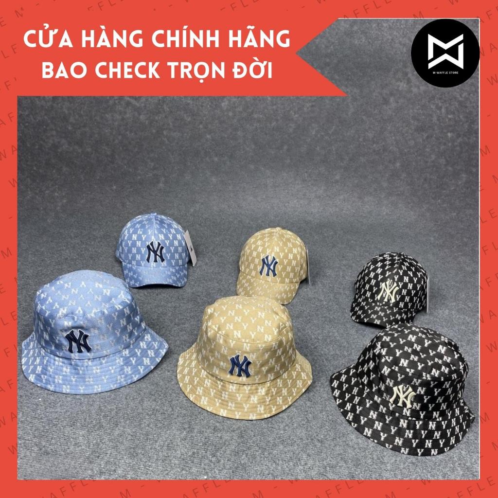 (𝗖𝗵𝗶́𝗻𝗵 𝗵𝗮̃𝗻𝗴) Nón Mũ lưỡi trai MLB Monogram NY - 𝗠𝗟𝗕 CAP Full Code