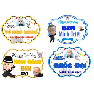 Bẳng Tên Sinh Nhật Cho Bé