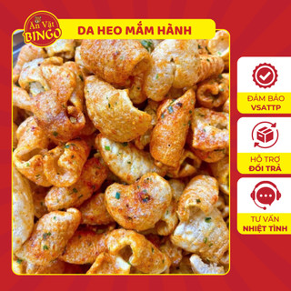 Da heo mắm hành hũ 150g, tóp mỡ liền da chiên giòn rụm thơm ngon - ăn vặt bingo