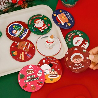  Combo 10 Gương mini cầm tay hoạ tiết giáng sinh christmas  Gương noel bỏ túi làm quà tặng khen thưởng cho học sinh 