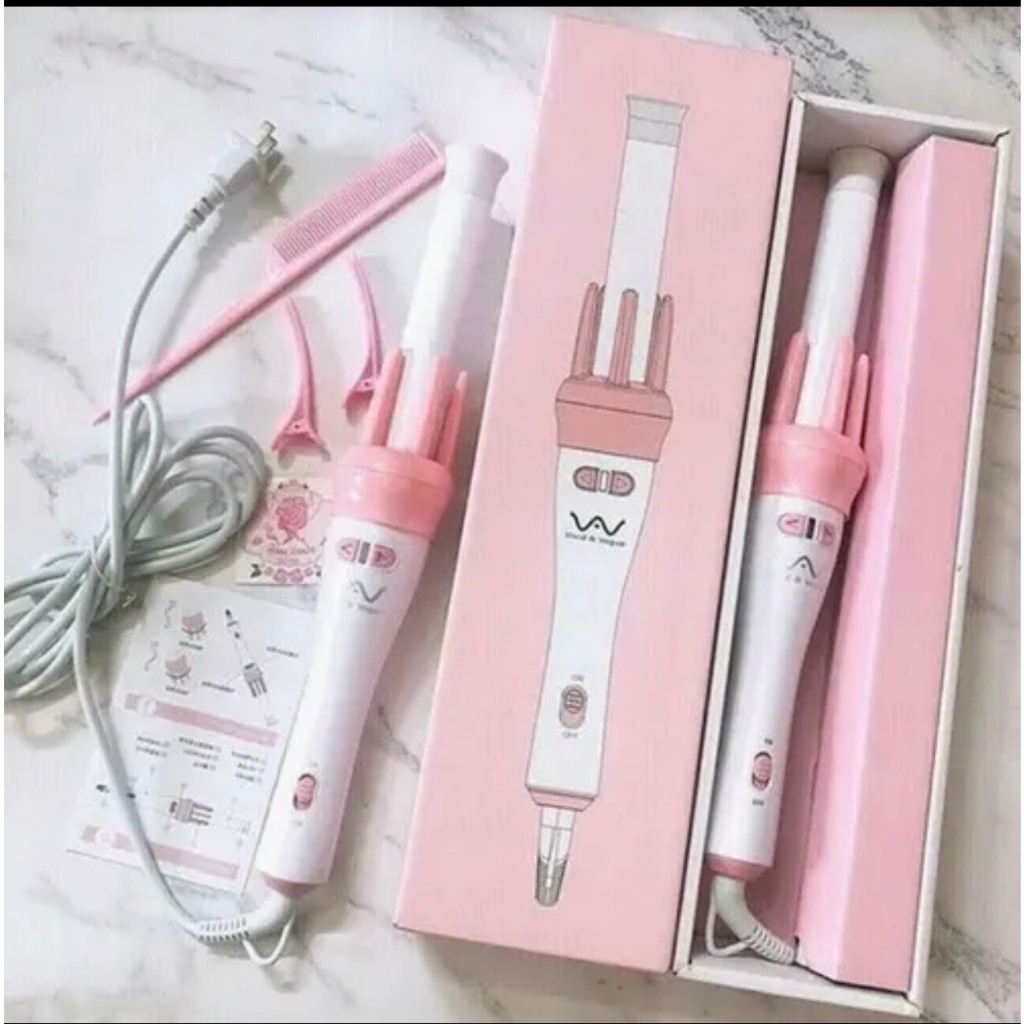 Máy Làm Tóc,Máy Uốn Tóc Làm Xoăn Xoay Tự Động 360 Độ-CHÍNH HÃNG-VIVID & VOGUE