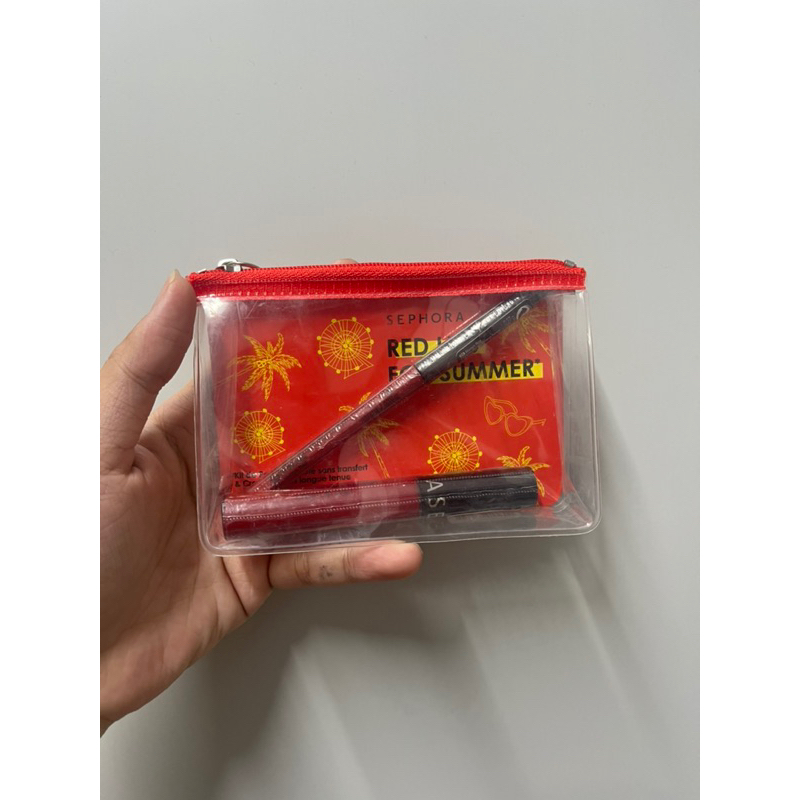 SET SON + CHÌ MÔI SEPHORA FULLSIZE MÀU ALWAY RED