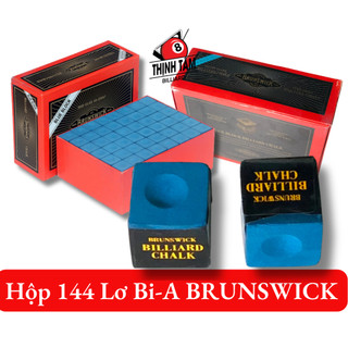 Hộp 144 viên lơ bida brunswick nội địa trung ít bụi, độ bám cao