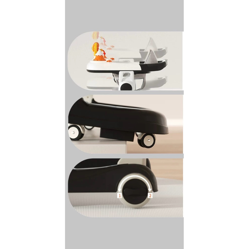 Xe tập đi Chữ U Cho Bé. Xe Tập Đi hàng cao cấp kèm bàn nhạc có bàn ăn dặm