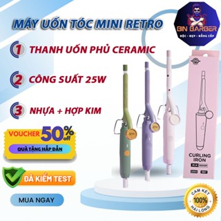 [HOT] Máy uốn tóc mini - Máy tạo kiểu tóc RETRO 9mm, Uốn xoăn nhanh chóng - Máy làm tóc xoăn đă năng nhỏ gọn
