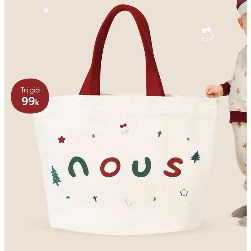 Túi Tote Nous Phiên Bản Noel