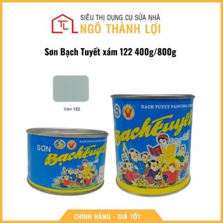 Sơn bạch tuyết xám 122 400g/800g