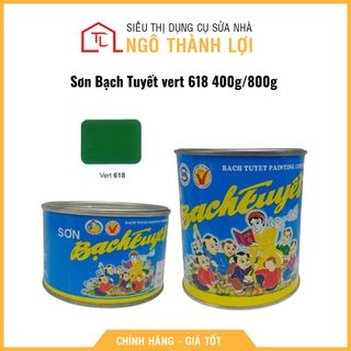 Sơn bạch tuyết vert 618 400g/800g