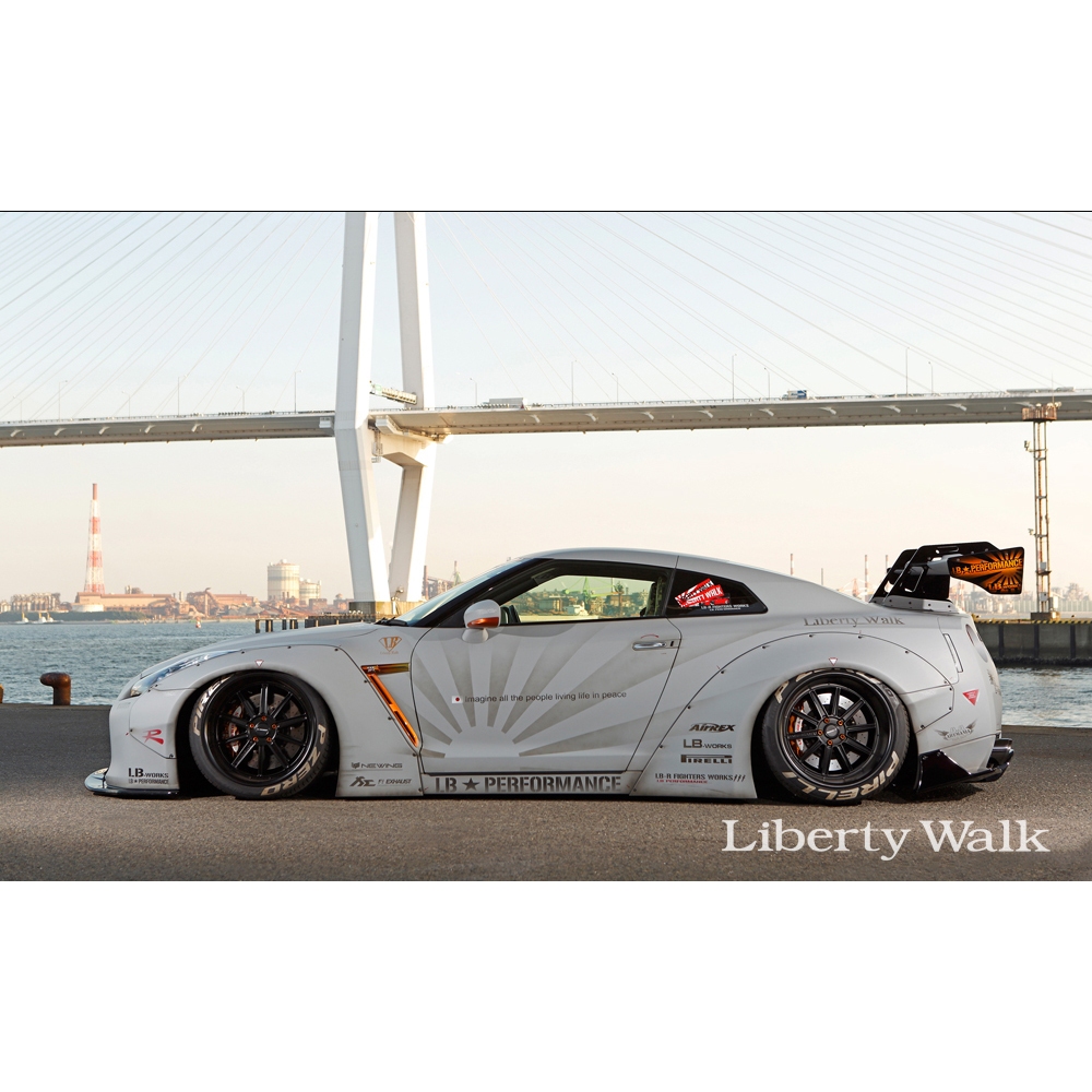 HT24Workshop - Decal nước LB★Works GT-R R35 Type-1 Body Kit 1 1:64