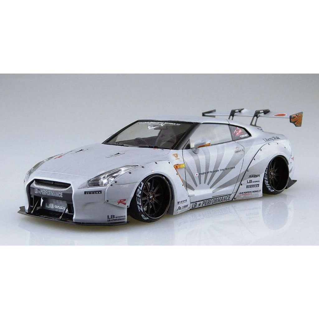 HT24Workshop - Decal nước LB★Works GT-R R35 Type-1 Body Kit 1 1:64