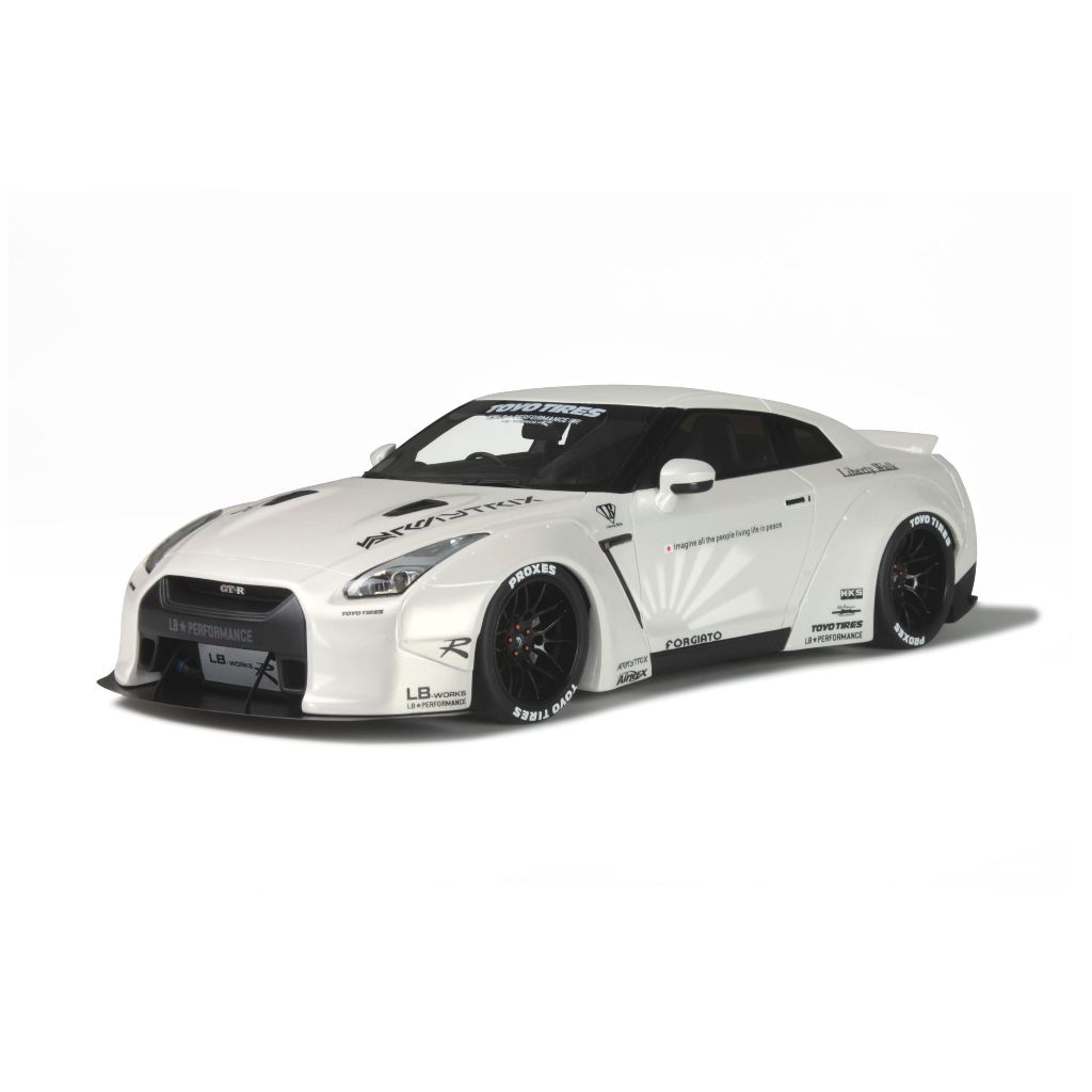 HT24Workshop - Decal nước GT-R R35 LB-PERFORMANCE LIBERTY WALK GT-SPIRIT 1:64