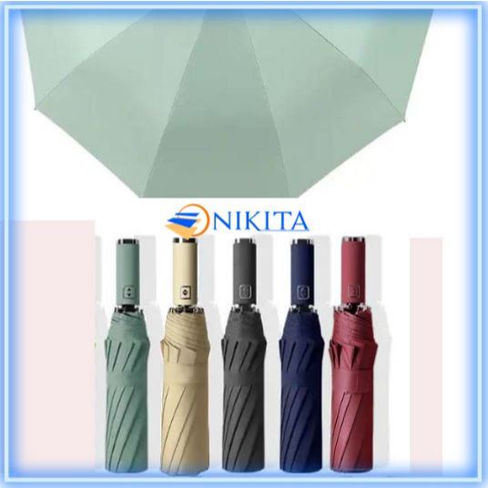Ô che mưa,  Dù che mưa, Che nắng, 2023, Chính hãng NIKITA - Cỡ lớn, tự động đóng mở, gập gọn tiện lợi 2023