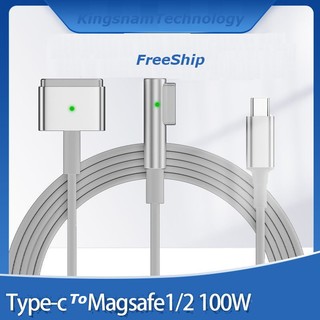 Cáp sạc Type c sang chân T chân L dùng cho laptop táo loại tốt công suất cao Max 100W