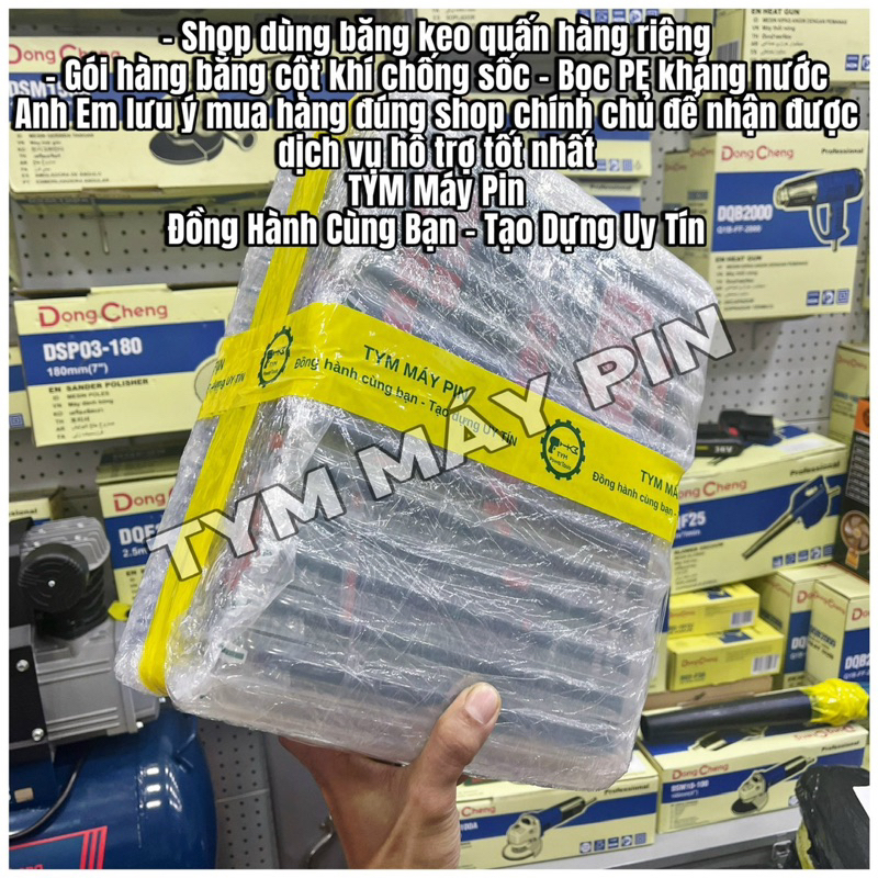 🌟Nhỏ gọn - công tắc hông🌟 Thân máy mài góc pin Hukan HK-AG6900BL - tymmaypin