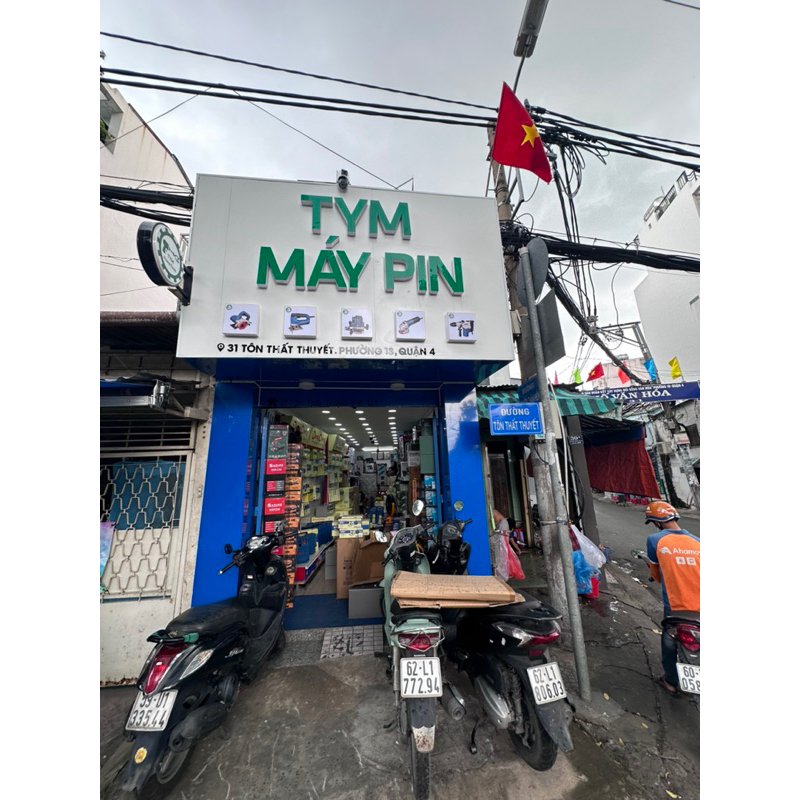 🌟Nhỏ gọn - công tắc hông🌟 Thân máy mài góc pin Hukan HK-AG6900BL - tymmaypin