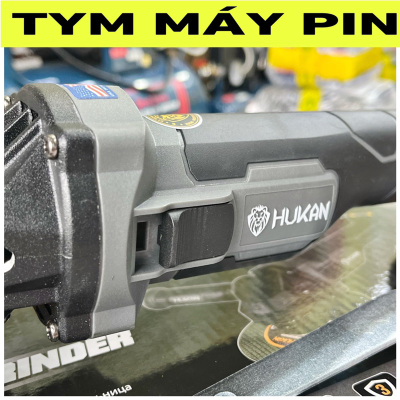 🌟Nhỏ gọn - công tắc hông🌟 Thân máy mài góc pin Hukan HK-AG6900BL - tymmaypin