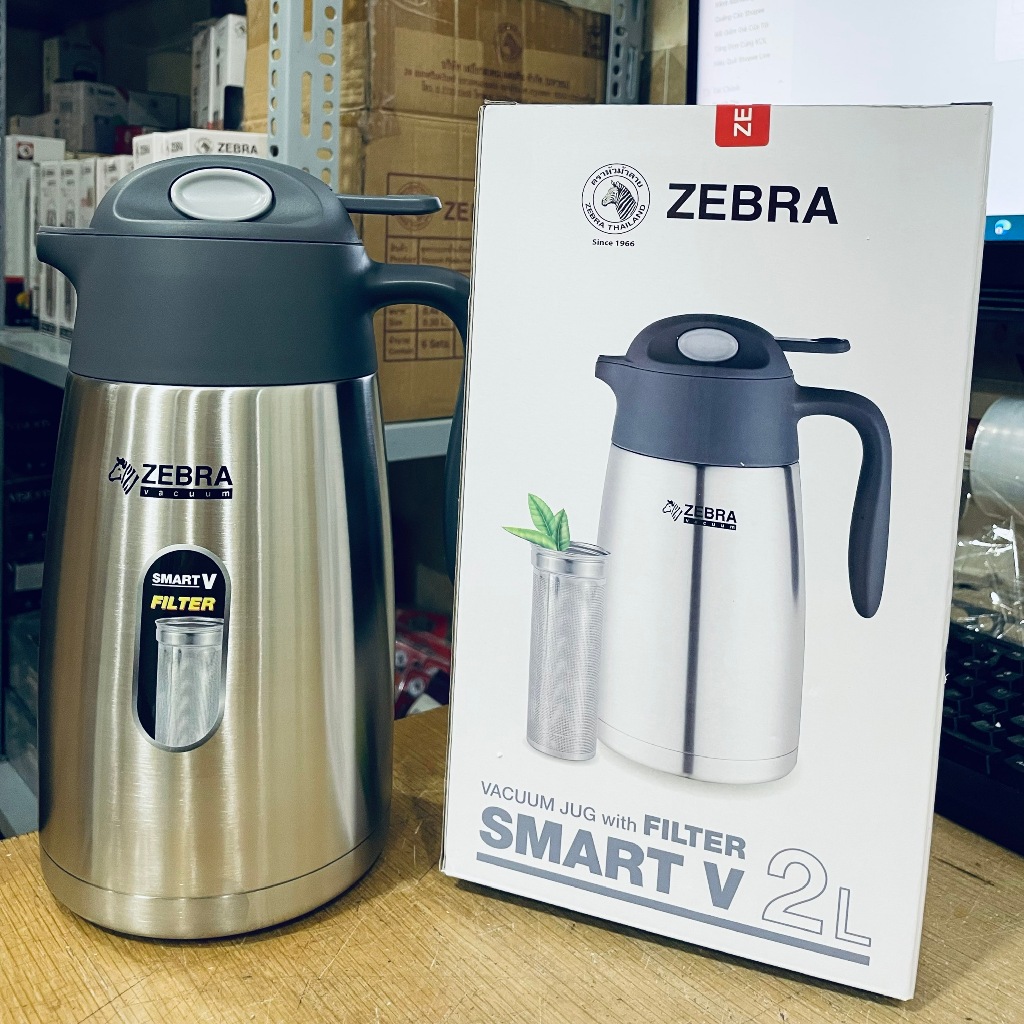 Bình ủ trà inox 304 giữ nhiệt Zebra Thái Lan - 2 lít - 912937