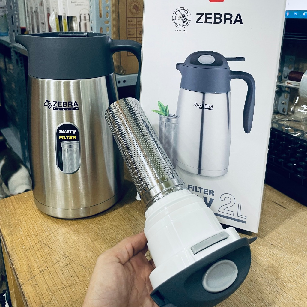 Bình ủ trà inox 304 giữ nhiệt Zebra Thái Lan - 2 lít - 912937