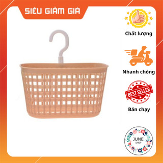 Giỏ nhựa treo đồ có móc treo tiện dụng - Giỏ nhựa móc câu đựng đồ dùng nhà bếp, nhà tắm bằng nhựa