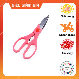 Kéo làm bếp đa năng Cắt Thịt, Gà,Cá và mọi thứ nhanh chóng, cán nhựa nhiều màu