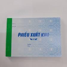 Phiếu xuất kho khổ 13x19cm