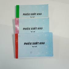 Phiếu xuất kho khổ 13x19cm (1 liên/100 tờ - 2 liên/100 tờ - 3 liên/150 tờ)