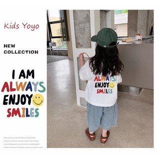 áo thun bé gái Kids YoYo áo ngắn tay chất cotton mềm mịn thoáng mát Trang chủ 2-12 tuổi T0095