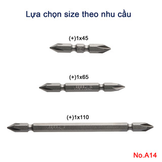 Mũi vặn vít a14 đầu 1 chuôi lục giác h = 6,35mm vessel
