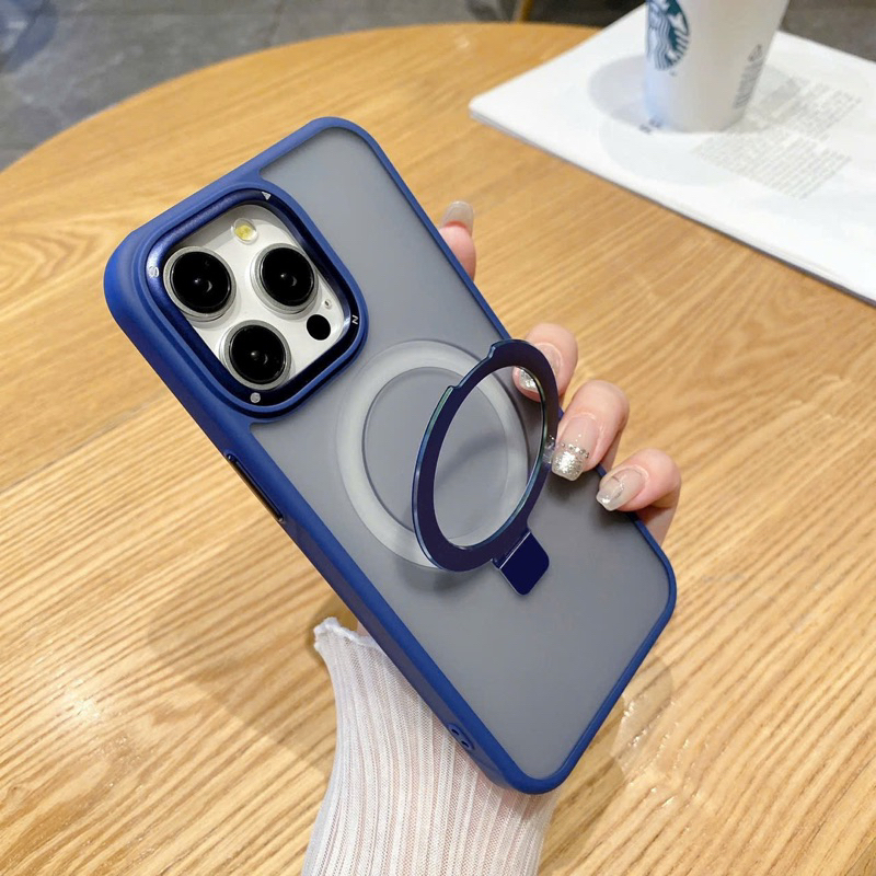 Ốp FILADA Lưng nhám Vành cam Iring Sỏ tay Kim Loại Ip15 pro/ ip15 pro max