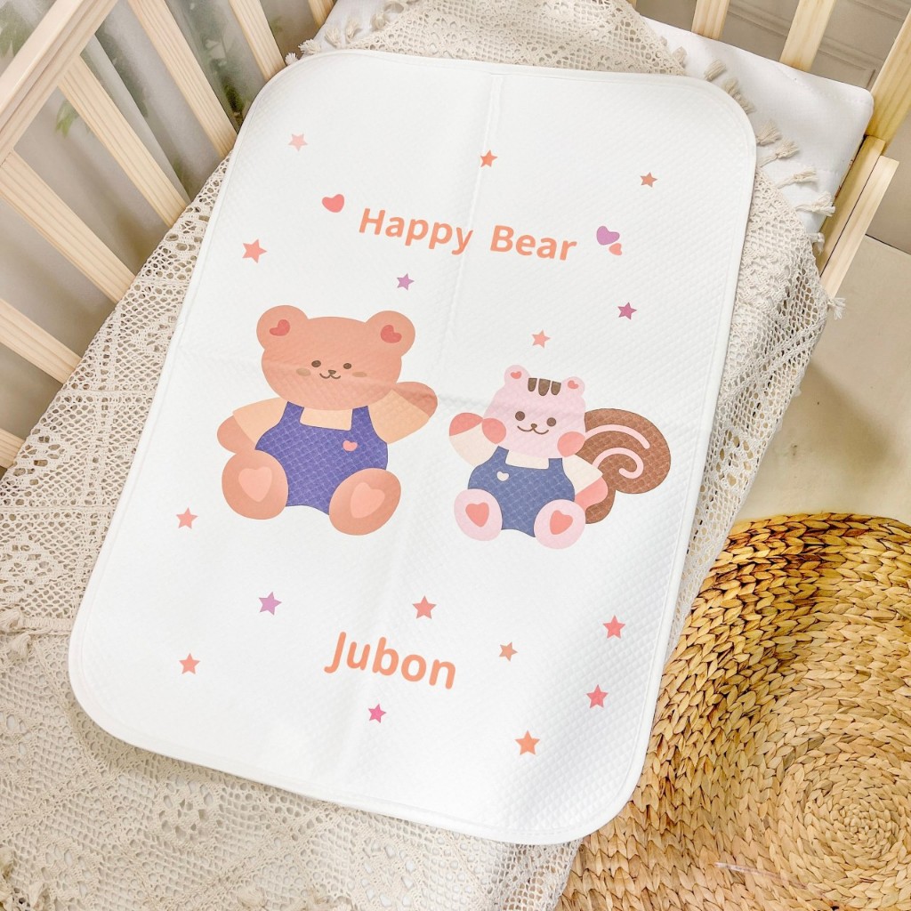 Tấm lót chống thấm chống nước 4D phong cách Hàn dễ thương