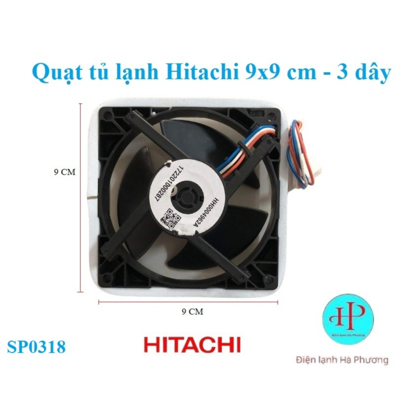 Quạt tủ lạnh Hitachi - Quạt tản nhiệt tủ lạnh Hitachi - Mới 100% - F120