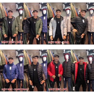 Áo Phao Nam Nữ - Siêu nhẹ, cực ấm, k thấm nước, phao lông vũ mặc được cả 2 mặt