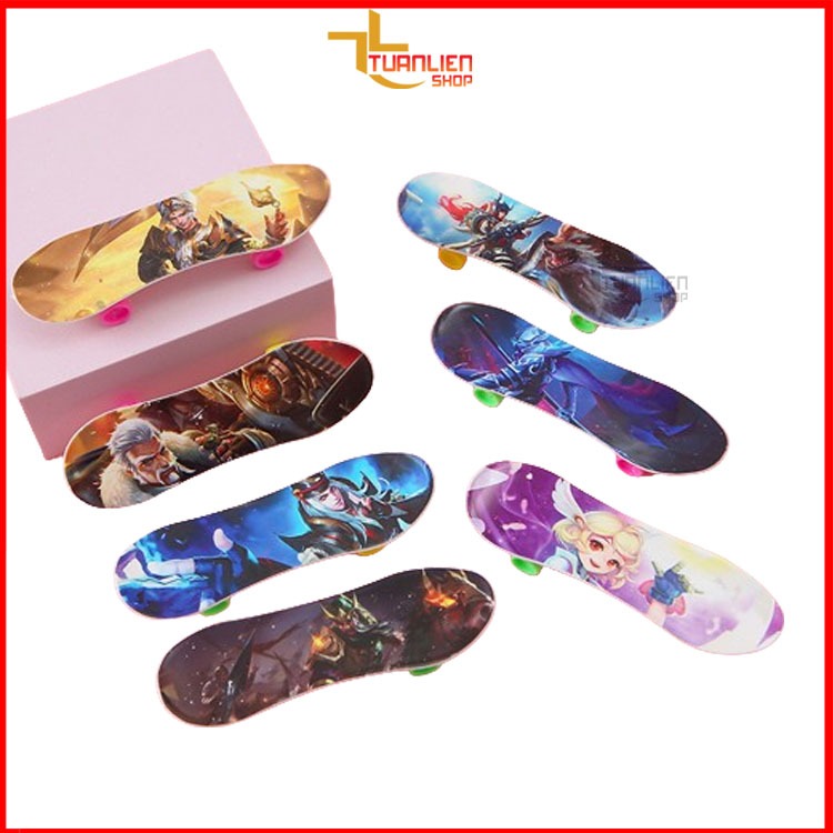Ván Trượt Ngón Tay Mini Cho Trẻ Em - Đồ Chơi Ván Trượt Decore Bàn Học