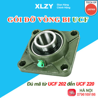 Gối đỡ vòng bi xlzy ucf202 ucf203 ucf204 ucf205 gối đỡ bạc đạn gang đúc nguyên khối