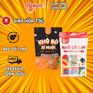 Combo khô bò xí muội & khô gà cay siêu ngon