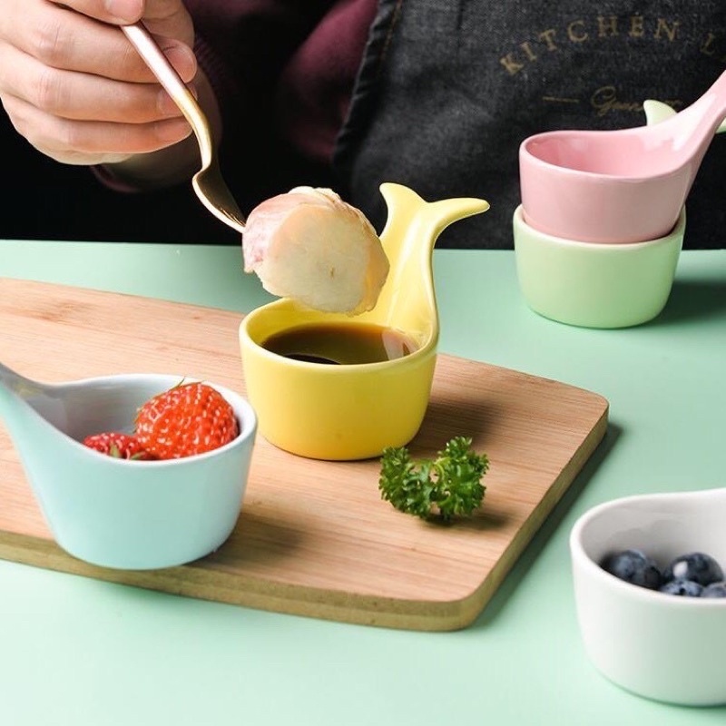 Bát ăn dặm cho bé chất liệu gốm sứ, Chén ăn dặm từ 5 tháng tuổi, tô ăn dặm dung tích 30-180ml, dụng cụ ăn dặm kiểu Nhật