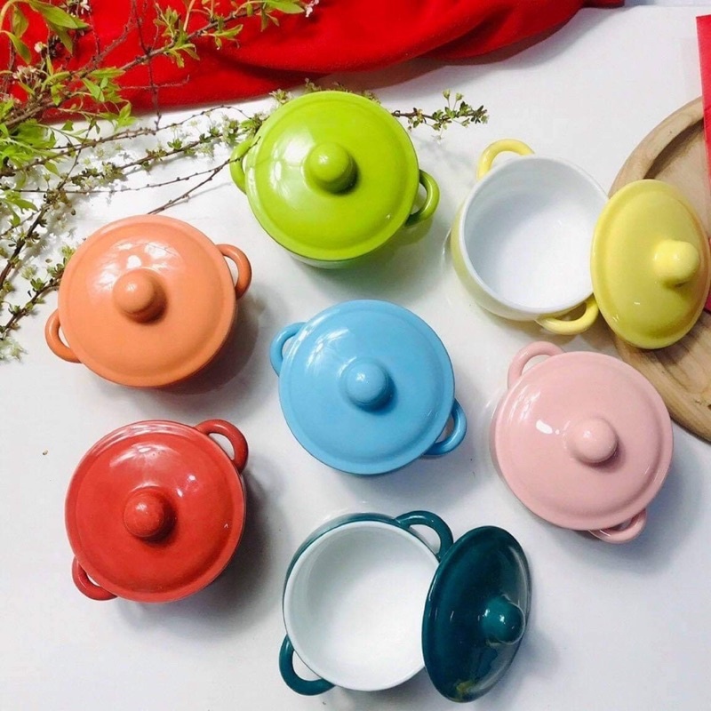 Bát ăn dặm cho bé chất liệu gốm sứ, Chén ăn dặm từ 5 tháng tuổi, tô ăn dặm dung tích 30-180ml, dụng cụ ăn dặm kiểu Nhật